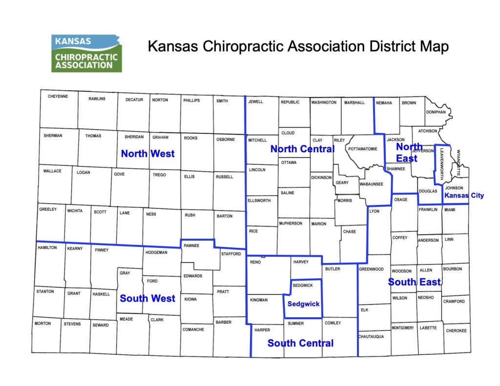 Map of KCA districts