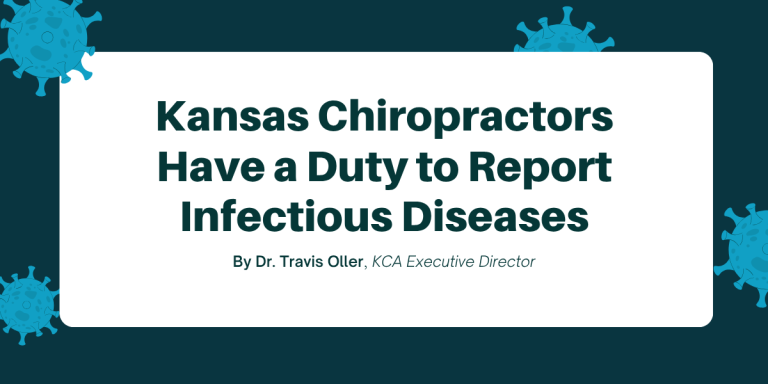 Kansas Chiropractors Have a Duty to Report Infectious Diseases
